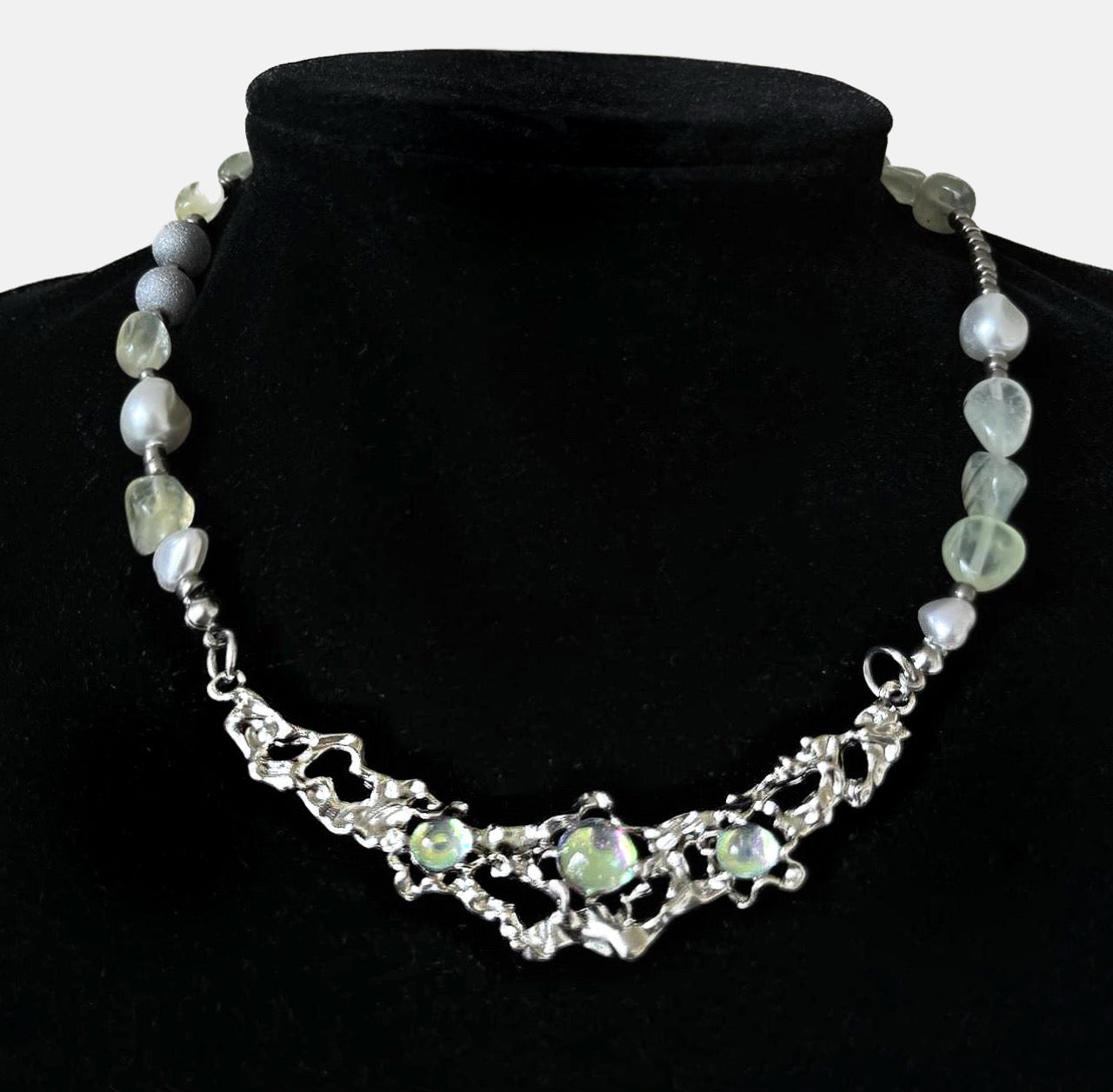 Emerald Green Beads Necklace