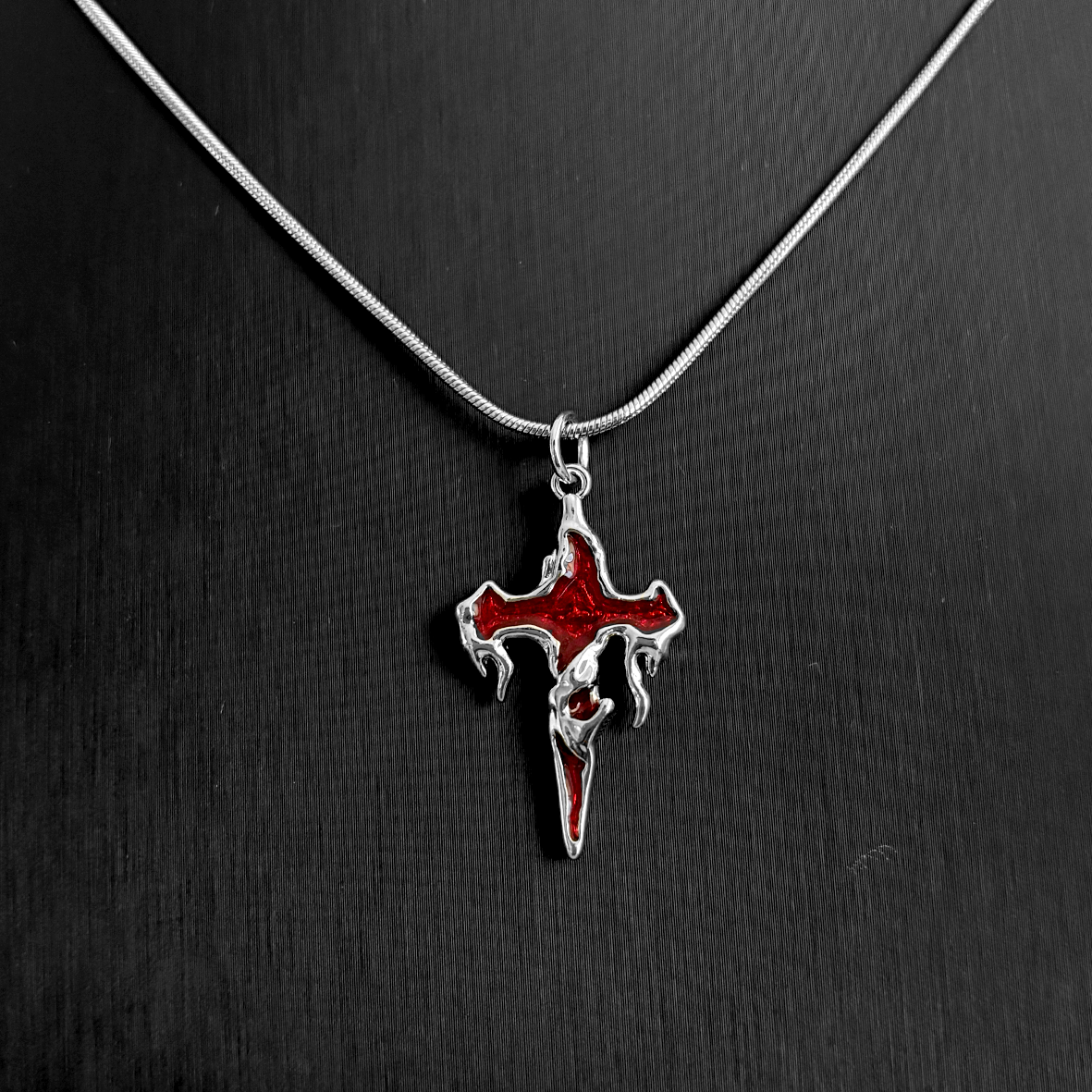 Demon Cross Necklace