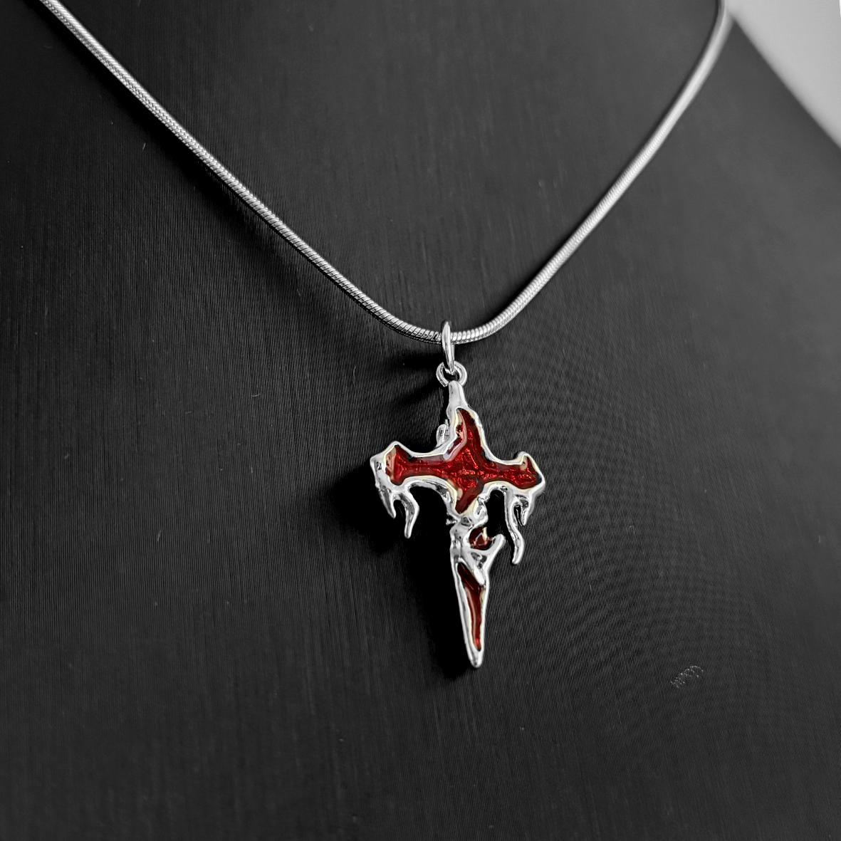 Demon Cross Necklace